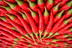 Vibrant Mahi Teja Chilies Close Up 300x200