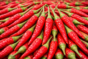 Vibrant US 341 Chilies Close Up 300x200